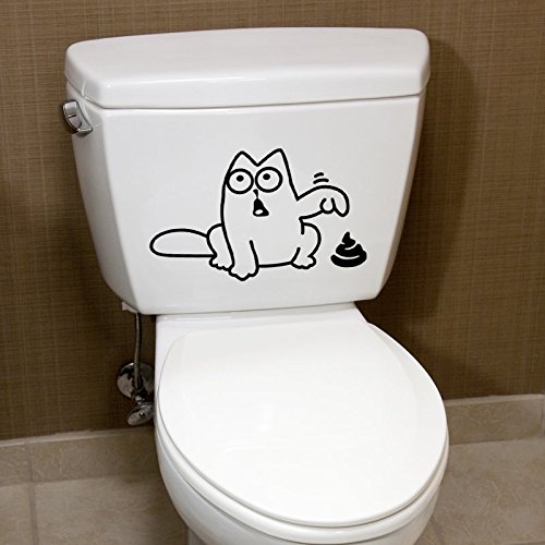 Simon's Cat Shop - Toilettenaufkleber